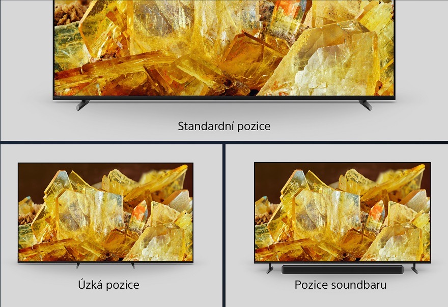 Televize Sony XR-55X90L Nastavitelný stojan Prestige ve 3 směrech