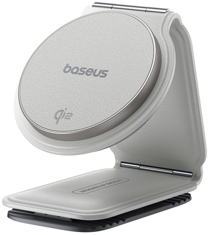 Držák na mobil Baseus PrimeTrip C02 s Qi2 - bílý