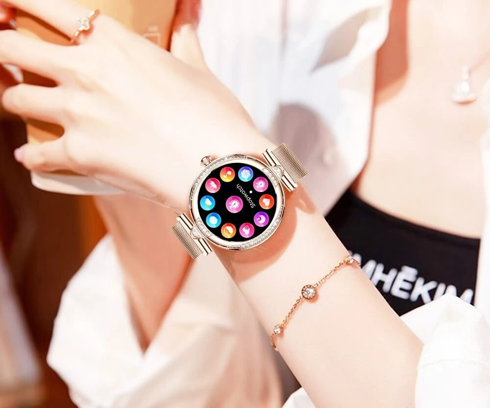 Chytré hodinky Carneo Seinna HR+ rose gold