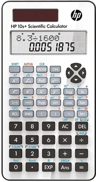 Věděcká kalkulačka HP HP-10SPLUS/INT BX pro studenty matematiky, fyziky i technických oborů