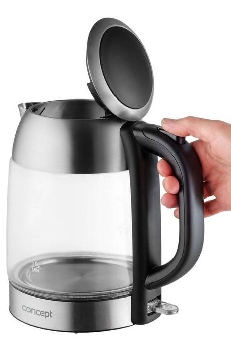 Rychlovarná konvice Concept RK4080 nerez/sklo