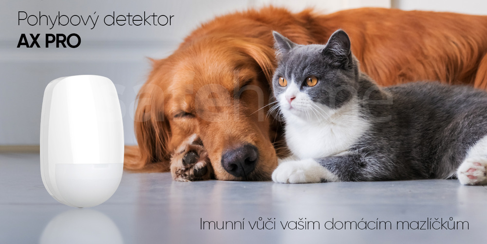 Detektor pohybu Hikvision AX PRO PIR se záclonovou charakteristikou