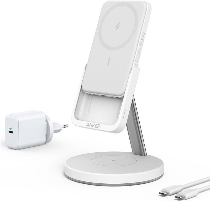 Anker PowerWave Mag-Go 2-in-1 Stand 5K