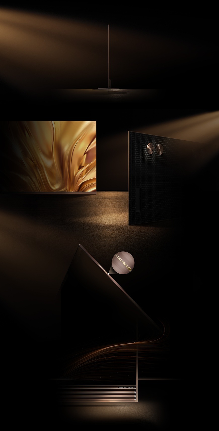 Televize TCL 85X11L Televize TCL 85X11L zaujme ultratenkým profilem, prémiovým SQD Mini LED designem a elegantním zpracováním se zvukovým systémem Bang & Olufsen.