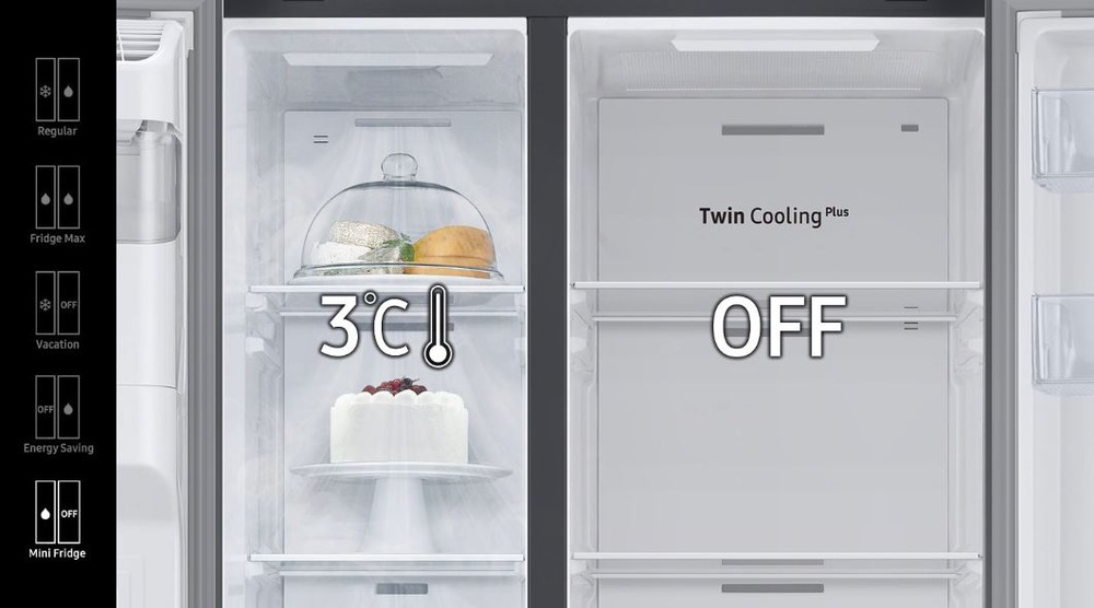 Americká lednice Samsung RS67A8511S9/EF stříbrná