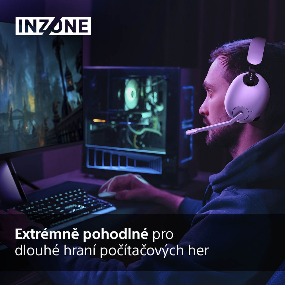 Headset Sony Inzone H9 bílý Sony Inzone H9, bílá