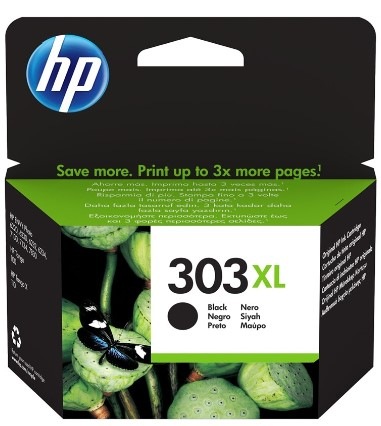 Inkoustová náplň HP 303XL, 600 stran černá