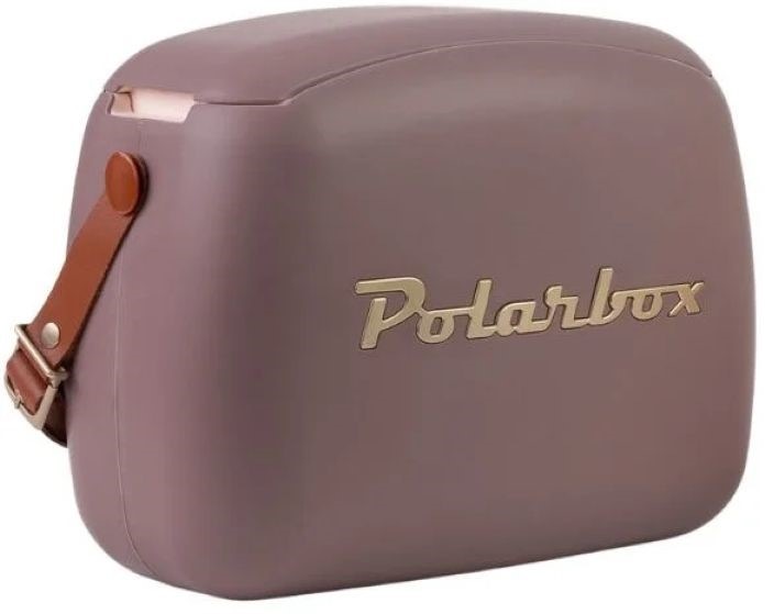 Chladící taška Polarbox PLB6/MAUVE/GOLD hnědá