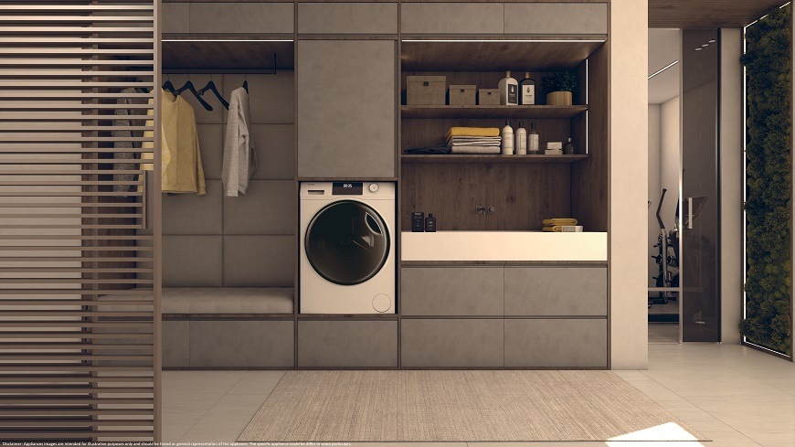 Pračka se sušičkou Haier HWD80-BP14929A-S bílá