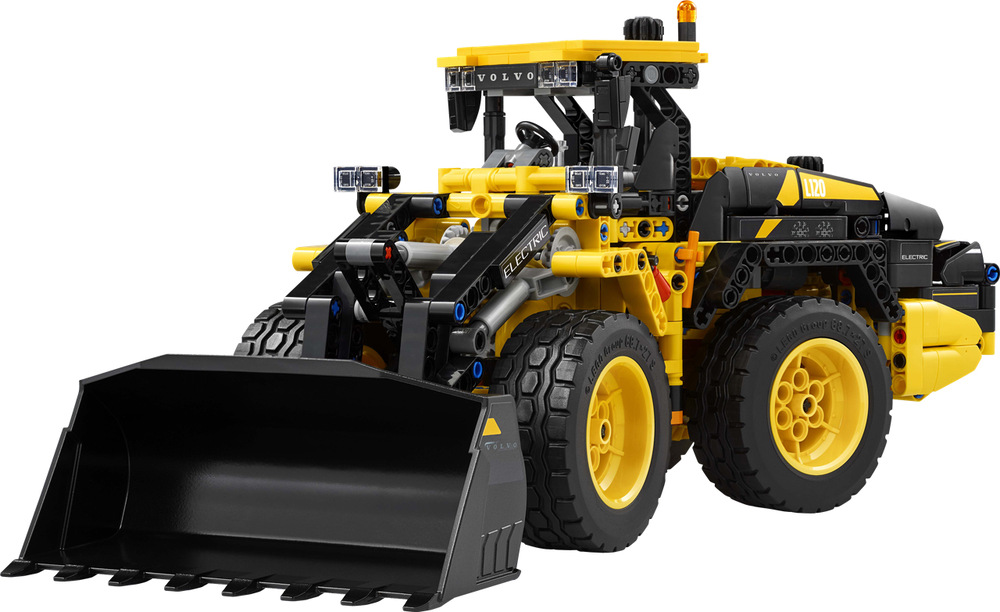 Stavebnice LEGO® Technic 42209 Kolový nakladač Volvo L120 Electric Kolový nakladač umožňuje dětem projíždět po staveništi, manipulovat s modelem a využívat kloubové řízení.
