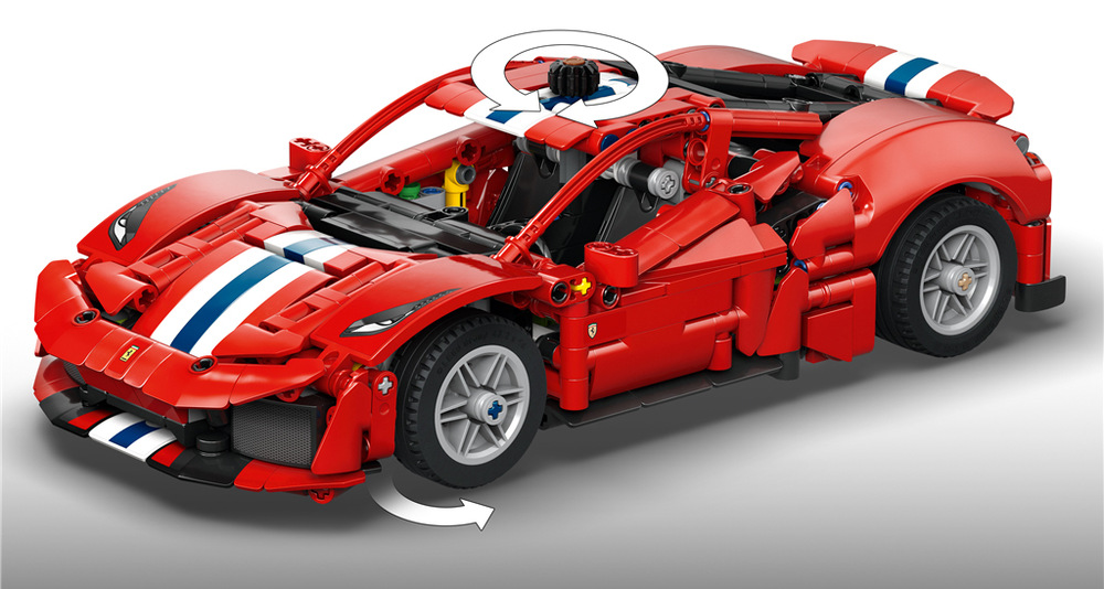 Stavebnice s 882 dílky nabízí dětem od devíti let zábavné stavění, hraní i poznávání automobilových mechanismů.
