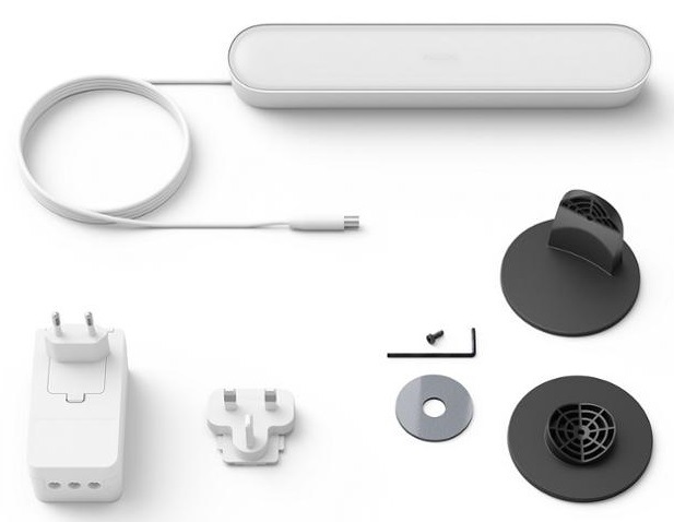 Stolní svítidlo Philips Hue Play White and Color Ambiance Single Pack bílé