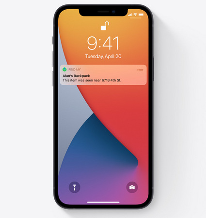 Lokátor Apple AirTag (4 ks) bílý