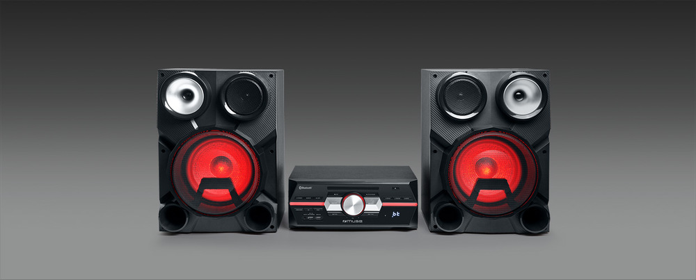 Mikrosystém MUSE M-80 DJ černý MUSE M-80 DJ