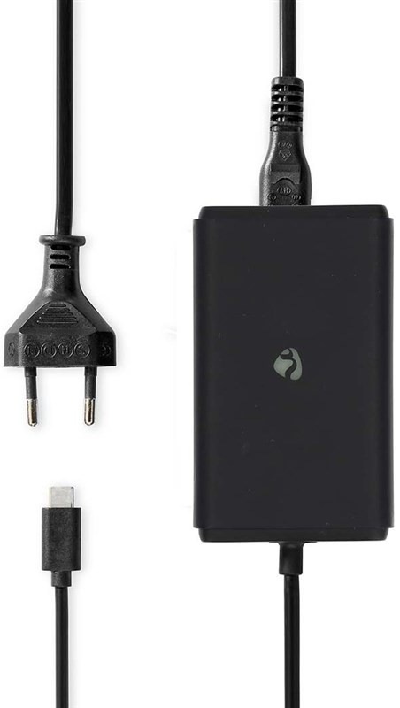 Napájecí adaptér Nedis GaN 45 W, univerzální, USB-C