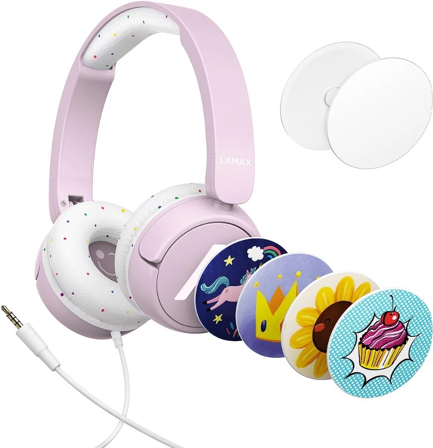 Sluchátka LAMAX SoundKid1 růžová