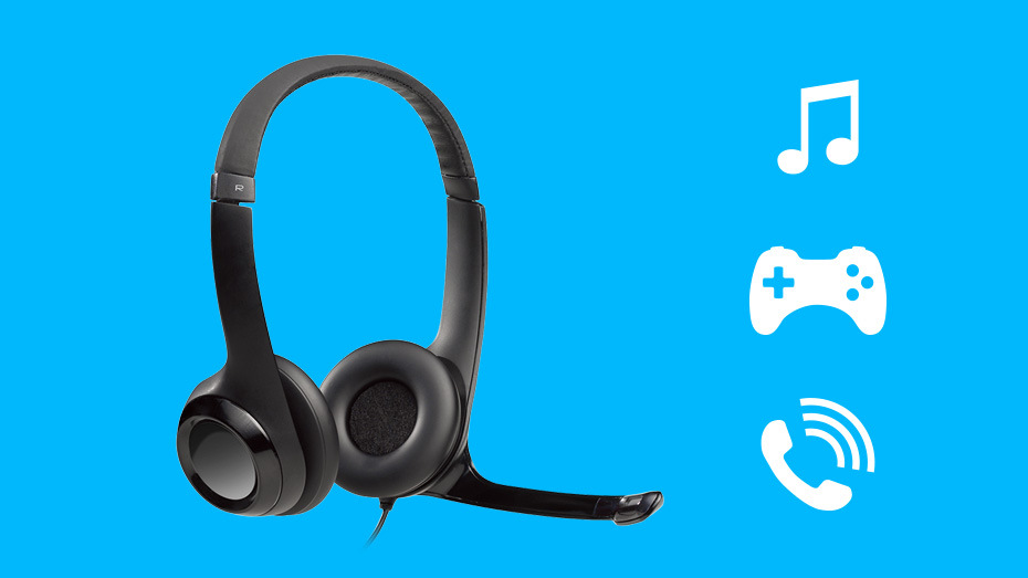 Headset Logitech H390 USB černý Headset Logitech H390 USB černý