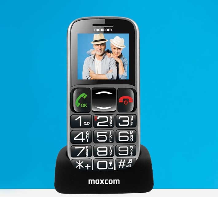 Mobilní telefon MaxCom Comfort MM461 černý MaxCom Comfort MM461