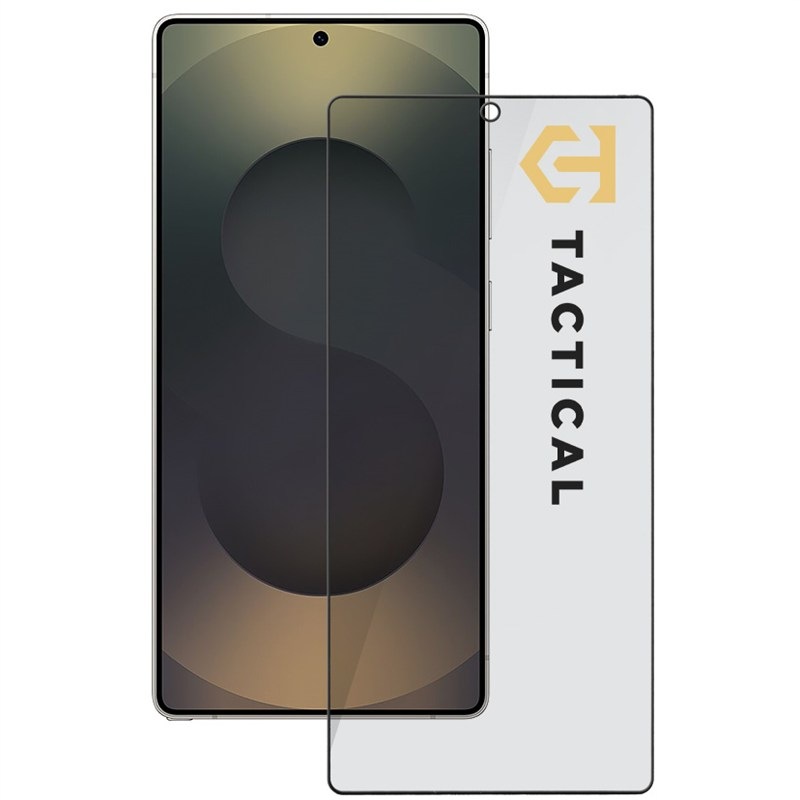 Tvrzené sklo Tactical Glass Shield Privacy Stealth 5D na Samsung Galaxy S25 Ultra černé