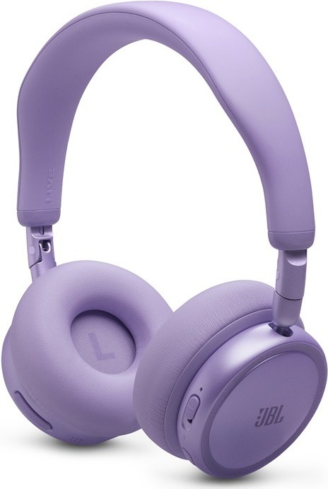 Oblouková sluchátka JBL Live 680NC, fialová barva