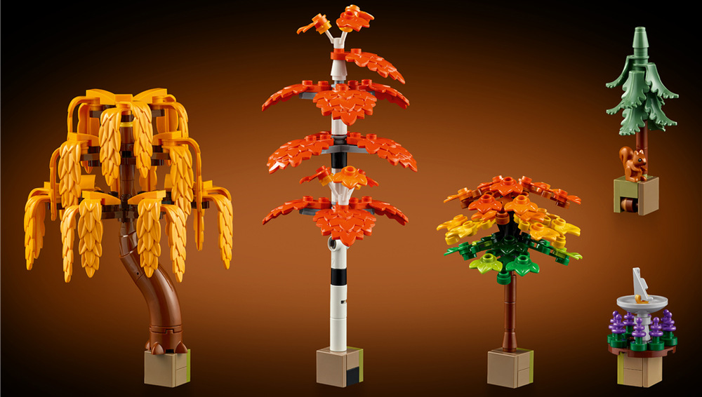 Stavebnice LEGO® Icons 11372 Chata a podzimní zahrada