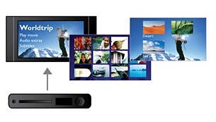 DVD přehrávač Philips TAEP200 černý DVD přehrávač Philips TAEP200 černý