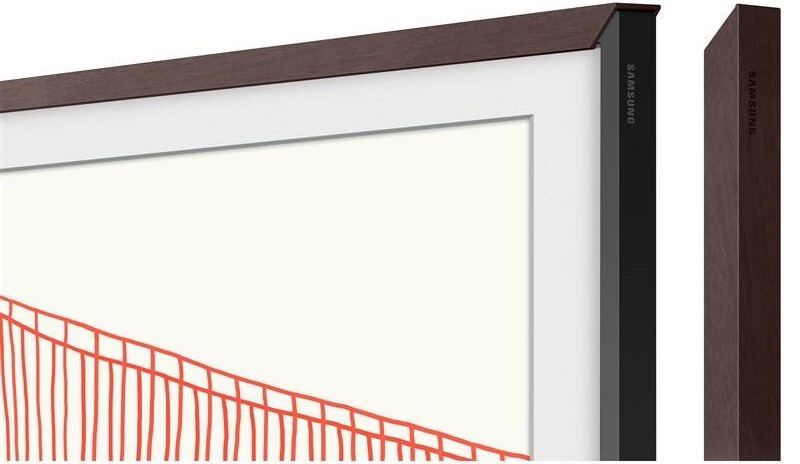 Výměnný rámeček Samsung pro Frame TV s úhlopříčkou 85" (2021), Rovný design hnědý