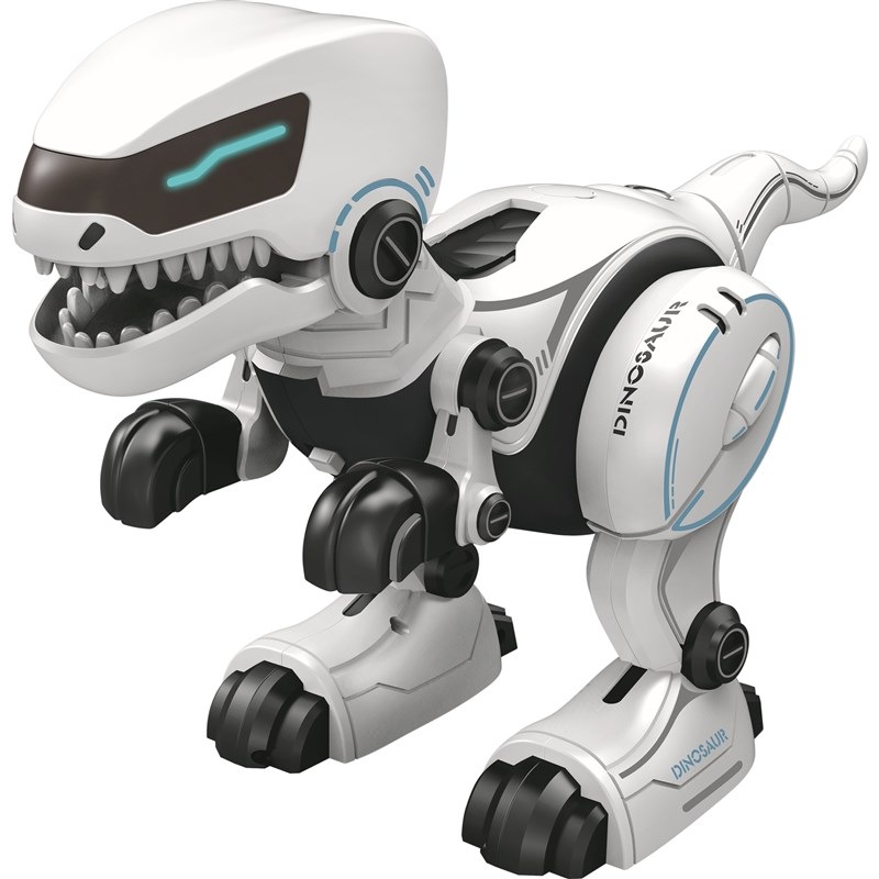Interaktivní zvířátko SPARKYS Robodino T-Rex bílé