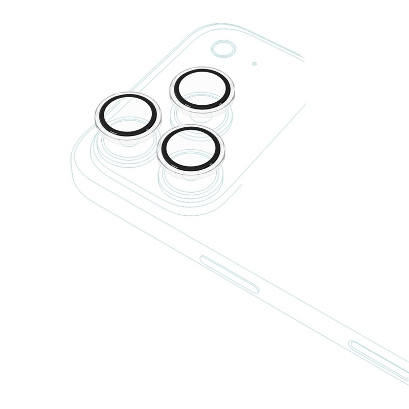 Ochranné sklo čočky fotoaparátu Epico Glass Lens Protectors s aplikátorem na Apple iPhone 17 Pro/17 Pro Max