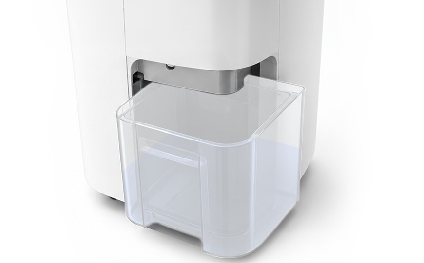 Odvlhčovač Beko BDP020 černý Detail obrázku nádoby odvlhčovače.