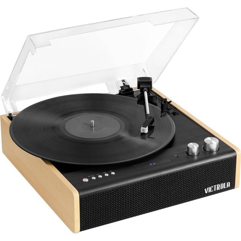 Gramofon Victrola VTA-72 Eastwood černý/hnědý
