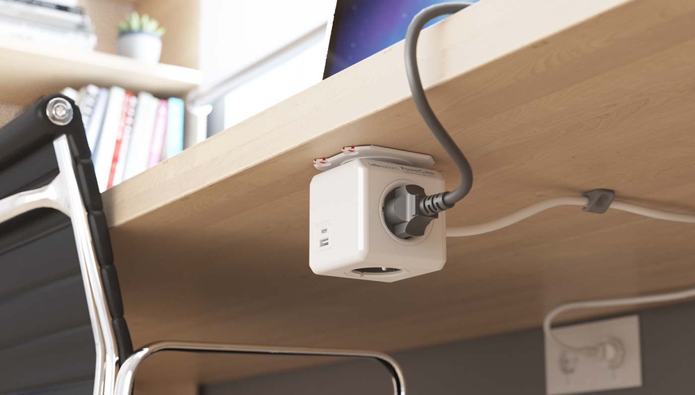 Kabel prodlužovací Cubenest Powercube Extended USB PD 20W, USB, USB-C, 4x zásuvka, 1,5m bílý/modrý Kabel prodlužovací Cubenest Powercube Extended USB PD 20W, USB, USB-C, 4x zásuvka, 1,5m bílý/modrý