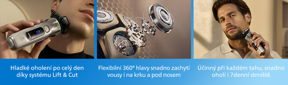 Holicí strojek Philips i9000 Prestige Ultra XP9404/46 chrom Holicí strojek Philips i9000 Prestige Ultra XP9404/46 chrom