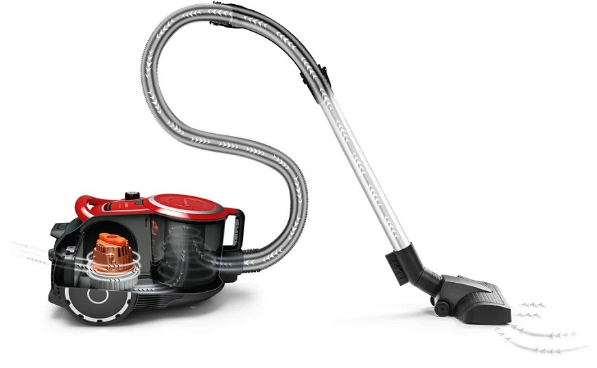 Podlahový vysavač Bosch ProHygienic BGS41HYG1 bílý BOSBGS41PET1_funkce