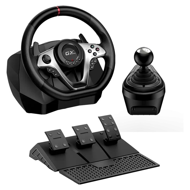 Volant Genius GX Gaming SpeedMaster X1 - PC, PS 3/4, Xbox One černý Volant Genius GX Gaming SpeedMaster X1 s pedály a řadicí pákou