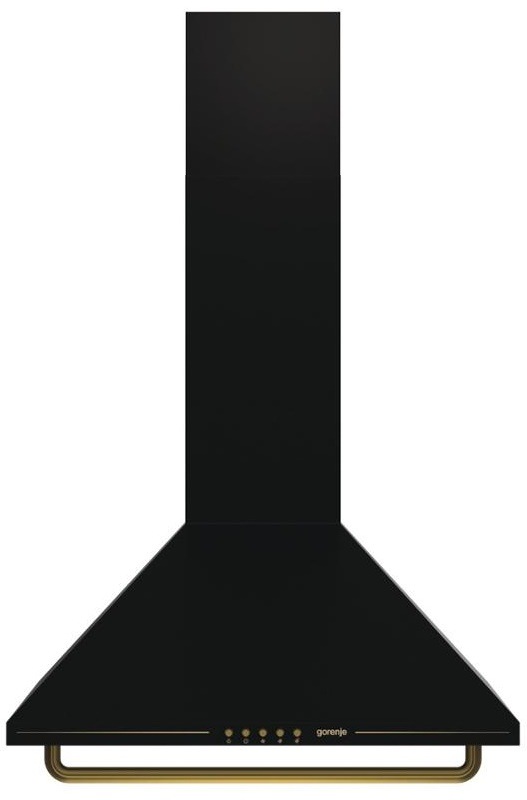 Odsavač par Gorenje Retro WHC63CLB černý Komínový odsavač par Gorenje WHC63CLB, černá, designový kousek