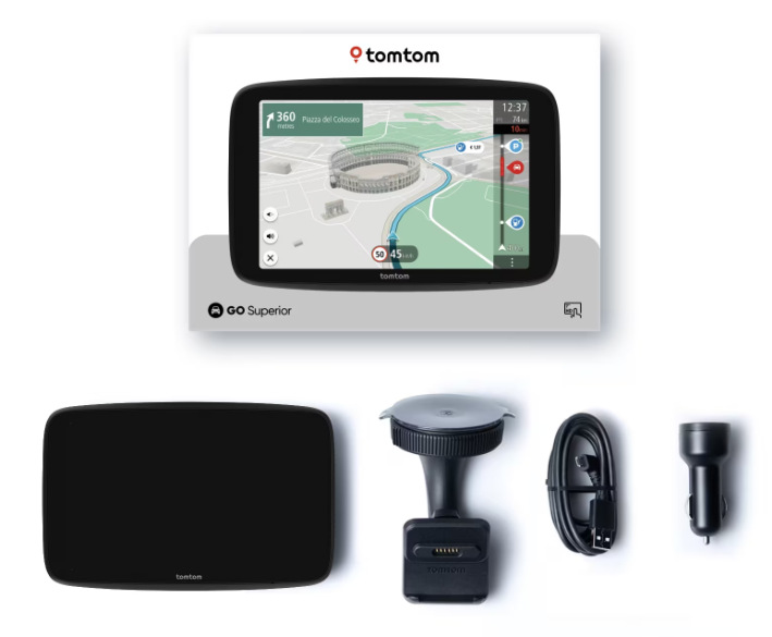 Navigační systém GPS Tomtom GO Superior 7 černý