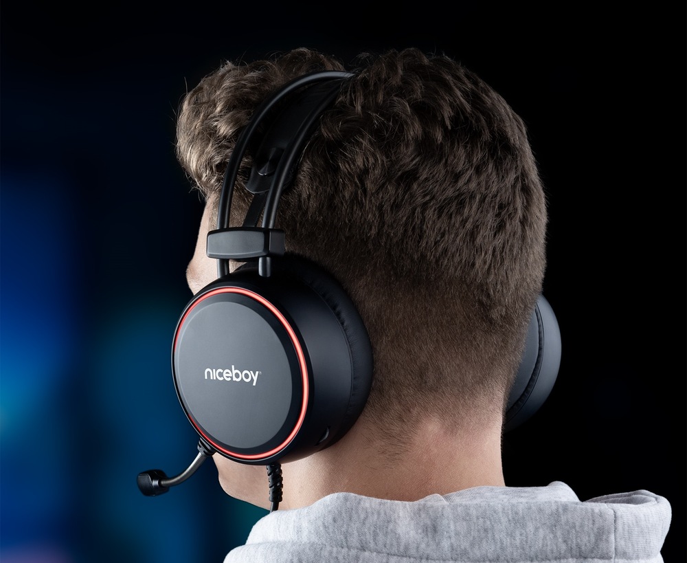 Headset Niceboy ORYX X220 Iris černý Headset Niceboy ORYX X220 Iris černý
