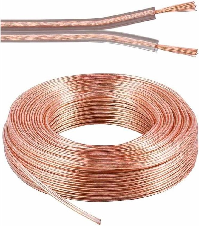 Reproduktorový kabel PremiumCord s průřezem 2×1,5mm a o délce 10 m