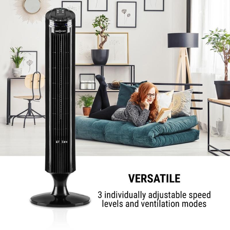 Ventilátor Klarstein OneConcept Blitzeis černý Ventilátor Klarstein OneConcept Blitzeis černý
