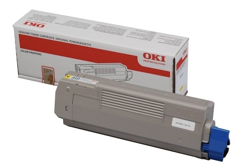 Toner OKI C610, 6000 stran žlutý
