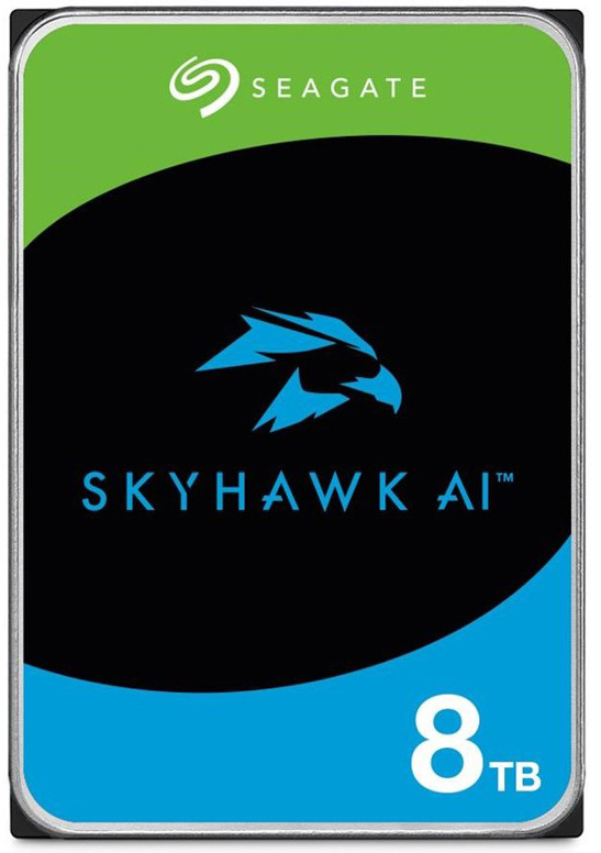 Interní pevný disk SkyHawk AI s podporou umělé inteligence, černá barva