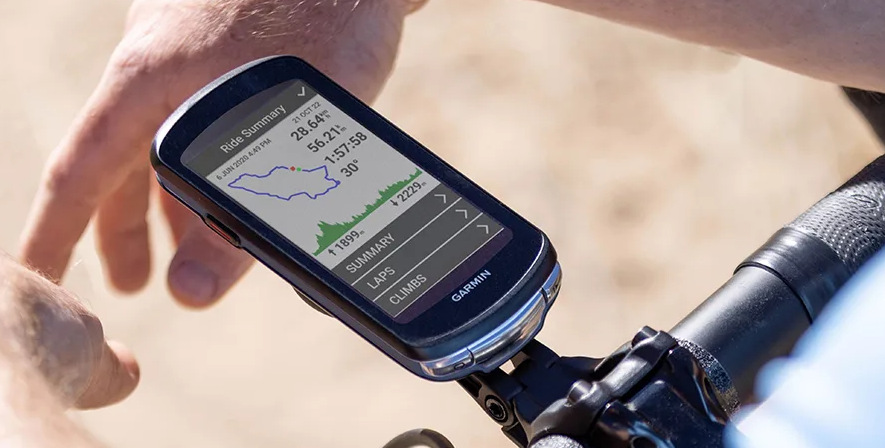 Garmin Edge 1040 Solar nabízí i pokročilou satelitní navigaci