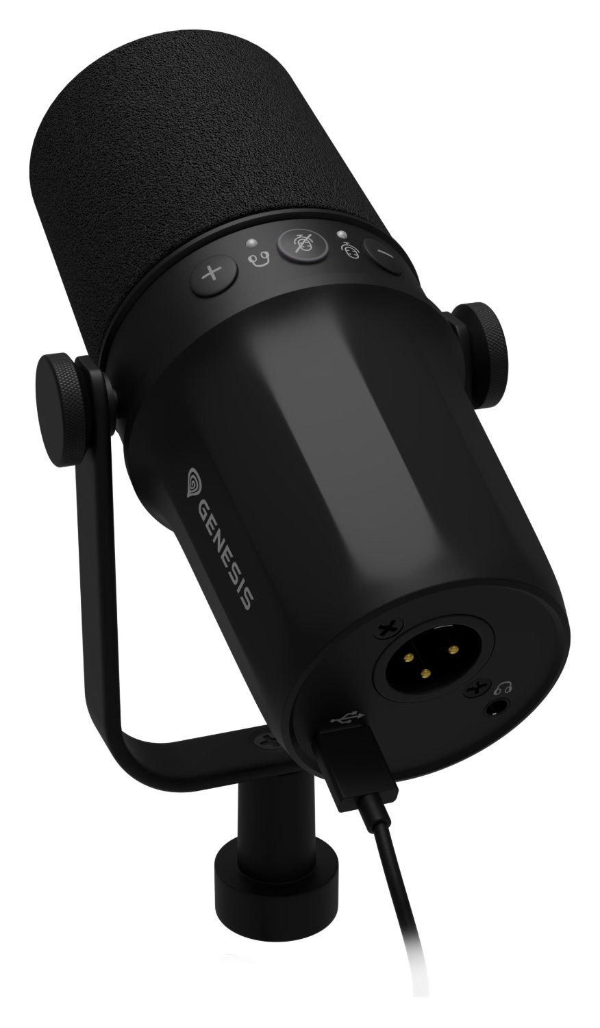 Mikrofon Genesis Radium 750D, USB/XLR černý Detailní pohled na Genesis Radium 750D