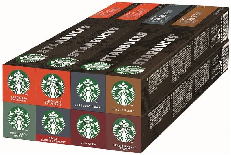 Kapsle pro espressa Starbucks Mix Box by NESPRESSO® 80 Caps