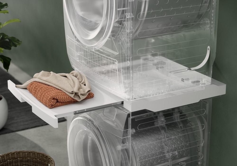 Mezikus pračka - sušička s výsuvem Electrolux E1WYHSK2 bílý Mezikus pračka - sušička s výsuvem Electrolux E1WYHSK2 bílý