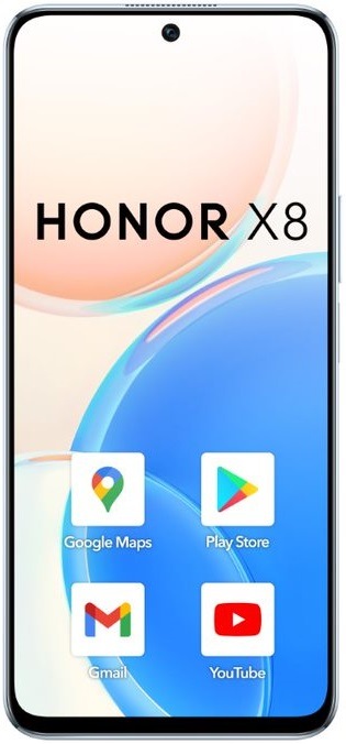 Mobilní telefon HONOR X8 stříbrný