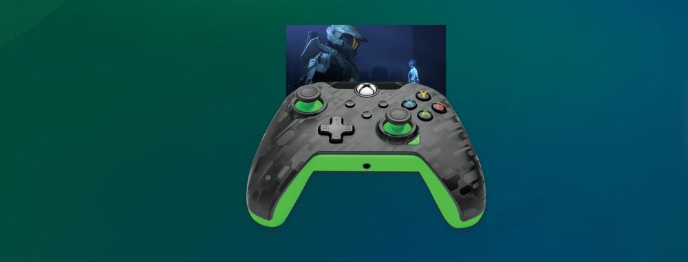 PDP Wired Controller pro Xbox Series X|S / Xbox One / PC - Neon Carbon (049-012-CMGG), černá/šedá