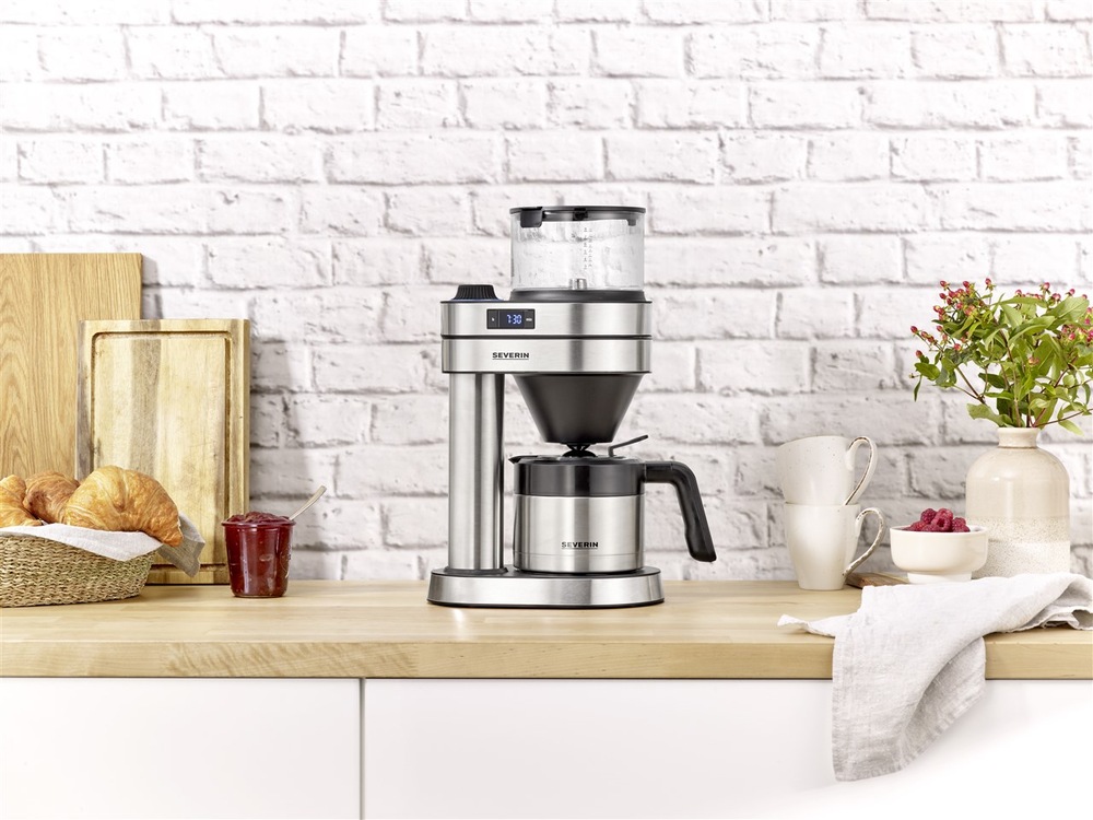 Kávovar Severin KA 5763 Caprice „wave-flush“ nerez