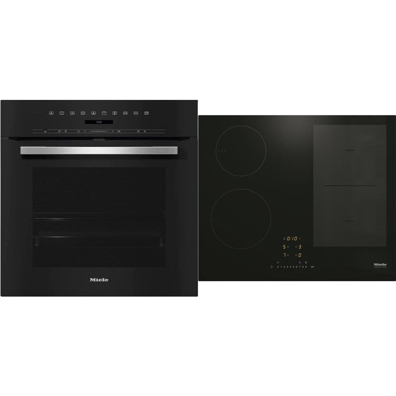 Set výrobků Miele DGC 7151 + KM 7466 FL 125 Edition černý
